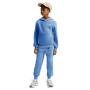 Costume De Jogging En Polaire Nike Sportswear Club à Capuche Pour Enfants, Bleu Et Blanc