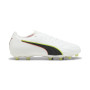 PUMA King 20 Pro Gras / Kunstgras Voetbalschoenen (MG) Wit Felrood Neongeel