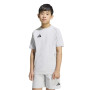 adidas Tiro Travel Kids Training Shirt Grey Black