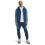 Survêtement polaire Unstoppable Under Armour à fermeture éclair intégrale, bleu foncé, bleu clair