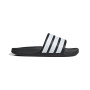 adidas Adilette Comfort 2.0 Slippers Zwart Wit Carbon