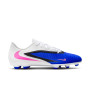 Nike Phantom 6 Low Club Gazon Naturel Artificiel Chaussures de Foot (MG) Bleu Blanc Rose Vif