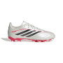 adidas Copa Pure IV Elite Gazon Naturel Chaussures de Foot (FG) Enfants Blanc Noir Rouge