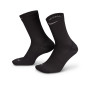 Nike Lightweight Crew Sportsokken Zwart Zilver Donkergrijs