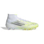 adidas F50 Sparkfusion Elite Gras / Kunstgras Voetbalschoenen (MG) Dames Wit Grijs Neongeel