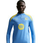 Pull en Haut d'Entraînement Nike FC Barcelona Strike 1/4-Zip 2025-2026 Bleu Jaune