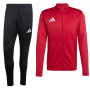 Survêtement zippé adidas Entrada 26 rouge et noir