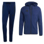 Combinaison de jogging adidas Tiro Travel entièrement zippée bleu foncé