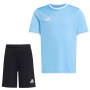 adidas Entrada 26 Voetbaltenue Kids Lichtblauw Zwart