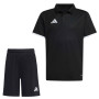 adidas Entrada 26 Polo Trainingsset Kids Zwart Wit
