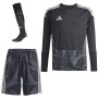 Kit de gardien de but à manches longues adidas Tiro 26 Competition pour enfants, noir