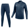 Survêtement Nike Dri-FIT Park 26 à fermeture éclair pour Femmes, bleu foncé et blanc