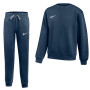 Nike Park 26 Fleece Crew Joggingpak Kids Donkerblauw Wit
