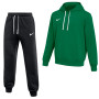 Nike Park 26 Fleece Pullover Hoodie Joggingpak Donkergroen Zwart