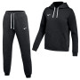 Combinaison De Jogging À Capuche En Polaire Nike Park 26 Pour Femmes, Noir Et Blanc