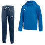 Sweatshirt à capuche en polaire Nike Park 26 pour Enfants, bleu et blanc
