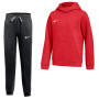 Sweatshirt à capuche en polaire Nike Park 26 pour Enfants, rouge et noir