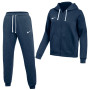 Combinaison De Jogging Nike Park 26 Fleece Gilet Pour Femmes, Bleu Foncé, Blanc