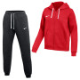 Combinaison De Jogging Nike Park 26 Fleece Gilet Pour Femmes, Rouge Et Noir