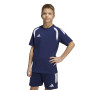 T-shirt décontracté adidas Tiro 26 League pour enfants bleu foncé et blanc