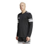 adidas Squadra 25 Long Sleeve Football Shirt Black White