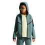 Nike Tech Fleece Sportswear Vest Kids Blauwgroen Zwart