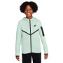 Nike Tech Fleece Sportswear Vest Kids Light Green Black