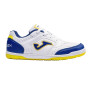 Joma Top Flex Indoor Football Boots (IN) Kids White Blue Yellow