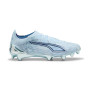 PUMA Ultra 6 Ultimate Gazon Naturel Chaussures de Foot (FG) Bleu Clair Bleu Blanc