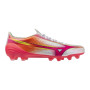 Mizuno Alpha III Elite Gras Football Boots (FG) White Pink Orange