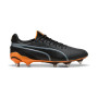 PUMA King Ultimate Crampons Vissés Chaussures de Foot (SG) Noir Orange Argenté