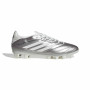 adidas Copa Pure IV Club Gras / Kunstgras Voetbalschoenen (MG) Zilver Wit Donkergrijs