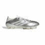 adidas Copa Pure IV Elite Gras Voetbalschoenen (FG) Zilver Wit Donkergrijs