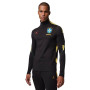 Nike Brazilië x Jordan Strike Trainingstrui 1/4-Zip 2026-2028 Zwart Geel Rood