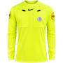 Nike KNVB Scheidsrechtersshirt 2026-2028 Lange Mouwen Neongeel Zwart