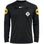 Nike KNVB Scheidsrechtersshirt 2026-2028 Lange Mouwen Zwart Wit