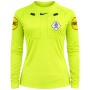 Nike KNVB Referee Shirt 2026-2028 Long Sleeve Women Neon Yellow Black