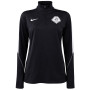 Nike KNVB Scheidsrechters Trainingstrui 1/4-Zip 2026-2028 Dames Zwart Wit