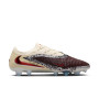 Nike Phantom 6 Low Elite Gazon Naturel Chaussures de Foot (FG) Blanc Cassé Bordeaux Rouge
