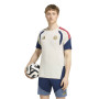 adidas Bayern Munich Training Shirt 2026-2027 Beige Dark Blue Red Gold