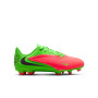 Nike Phantom 6 Low Haaland Club Gras / Kunstgras Voetbalschoenen (MG) Kids Felgroen Rood Zwart