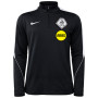 Nike KNVB ARAG Scheidsrechters Trainingstrui 1/4-Zip 2026-2028 Zwart Wit