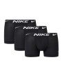 Nike Dri-FIT Essential Micro Boxershort Trunk 3-Pack Zwart