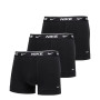 Nike Cotton Stretch Boxershort Trunk 3-Pack Zwart