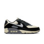 Nike Air Max 90 Sneakers Gebroken Wit Zwart Zilvergrijs