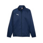 PUMA TeamGoal All Weather Jacket Dark Blue White