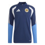 adidas FFK Curaçao Trainingstrui 1/4-Zip 2026-2028 Donkerblauw