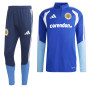 adidas FFK Curacao Trainingspak 1/4-Zip 2026-2028 Sponsors Blauw