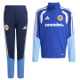 Survêtement adidas FFK Curaçao 1/4-Zip 2026-2028 Sponsors Blue pour Enfants