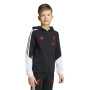 adidas Liverpool Hoodie 2026-2027 Kids Zwart Wit Rood